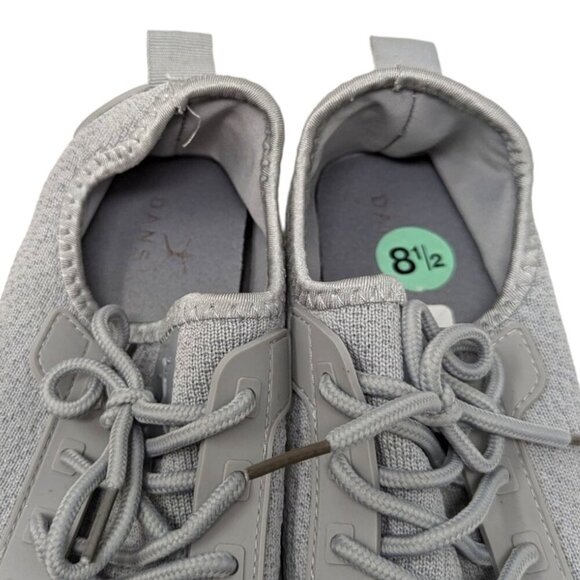Danskin Vibe Grey Gray Lightweight Lace Up Knit Sneakers Trainers Size 8.5 - Picture 5 of 9
